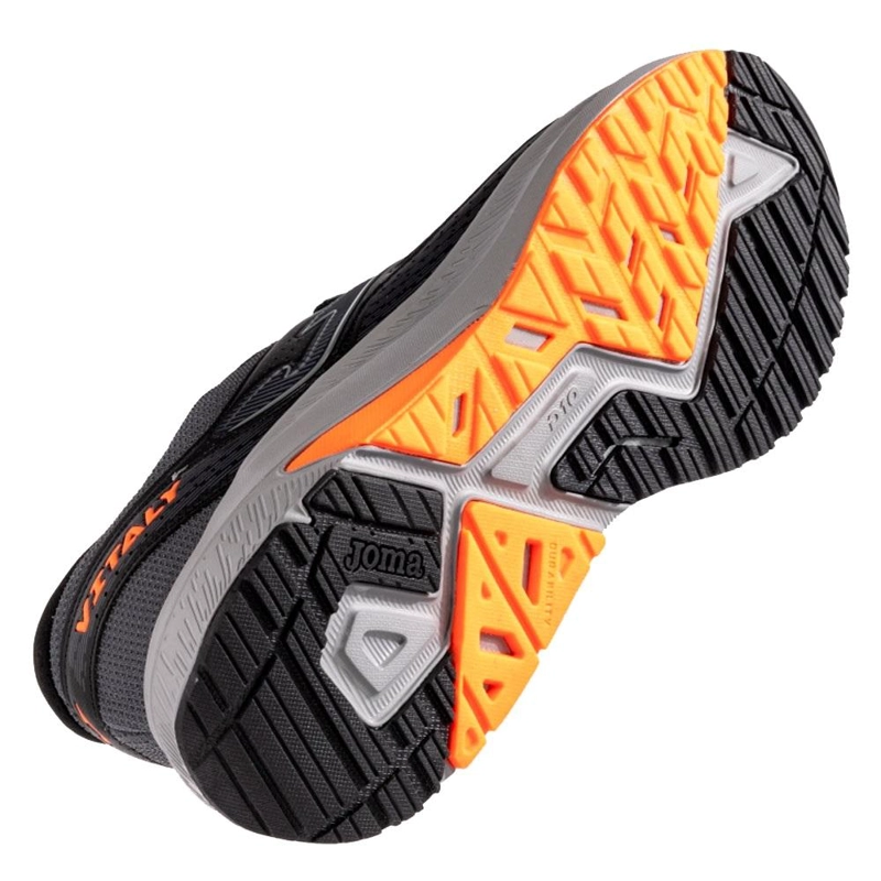 ZAPATILLA RUNNING HOMBRE VITALY NEGRO GRIS JOMA - 4