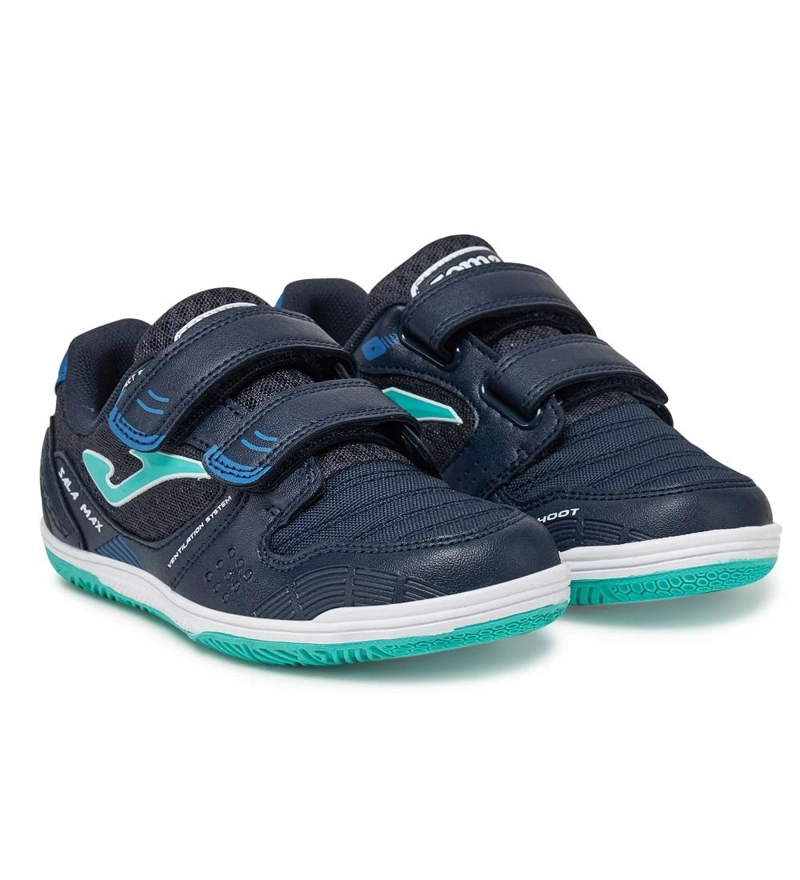 ZAPATILLA FUTBOL SALA KIDS MAX JR 25 AZUL MARINO JOMA - 2