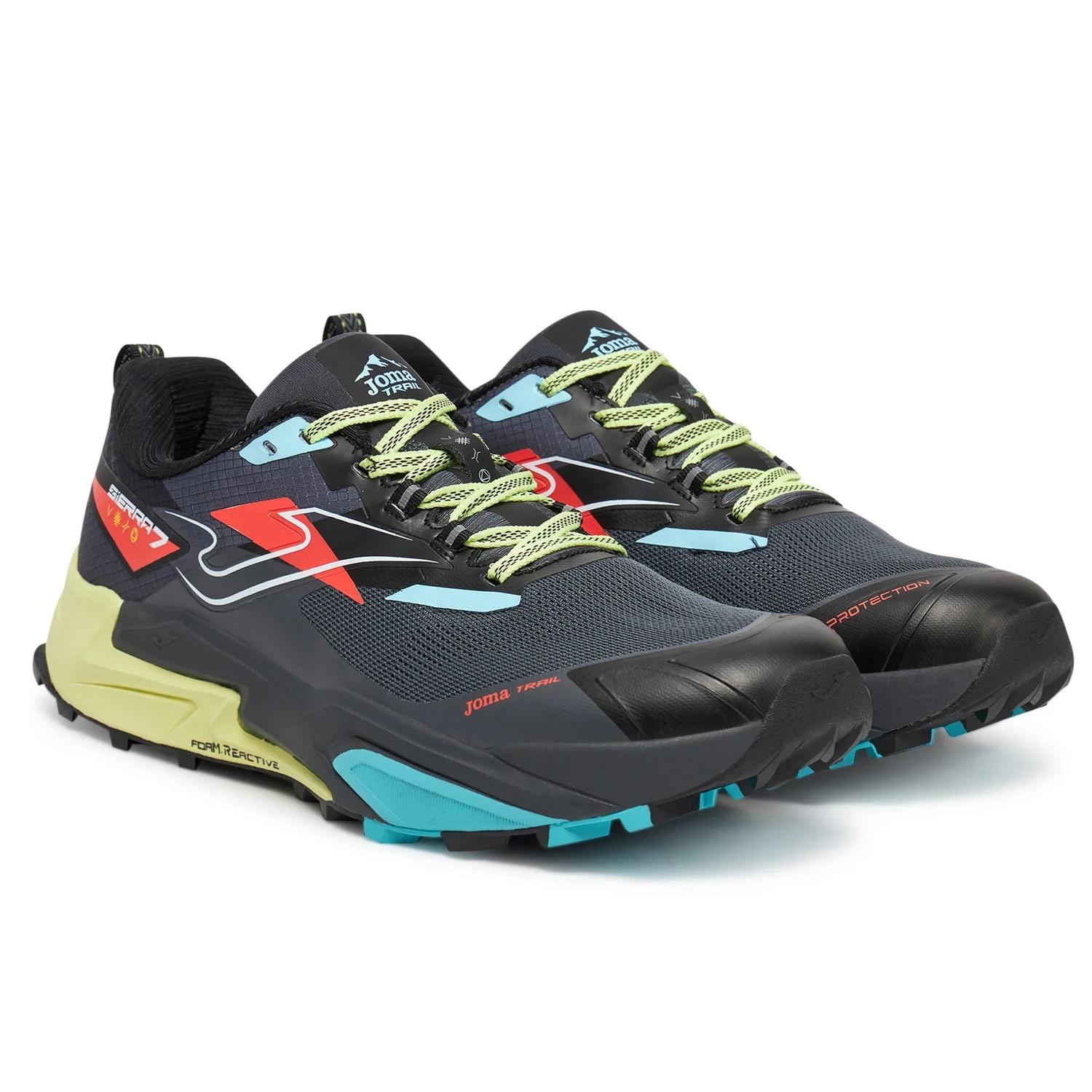 ZAPATILLA TRAIL RUNNING HOMBRE SIERRA NEGRO MULTICOLOR JOMA - 2