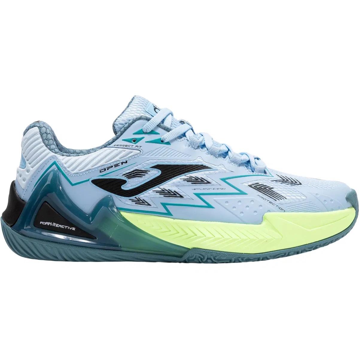 ZAPATILLA PADEL HOMBRE OPEN CELESTE FLUOR JOMA - 1