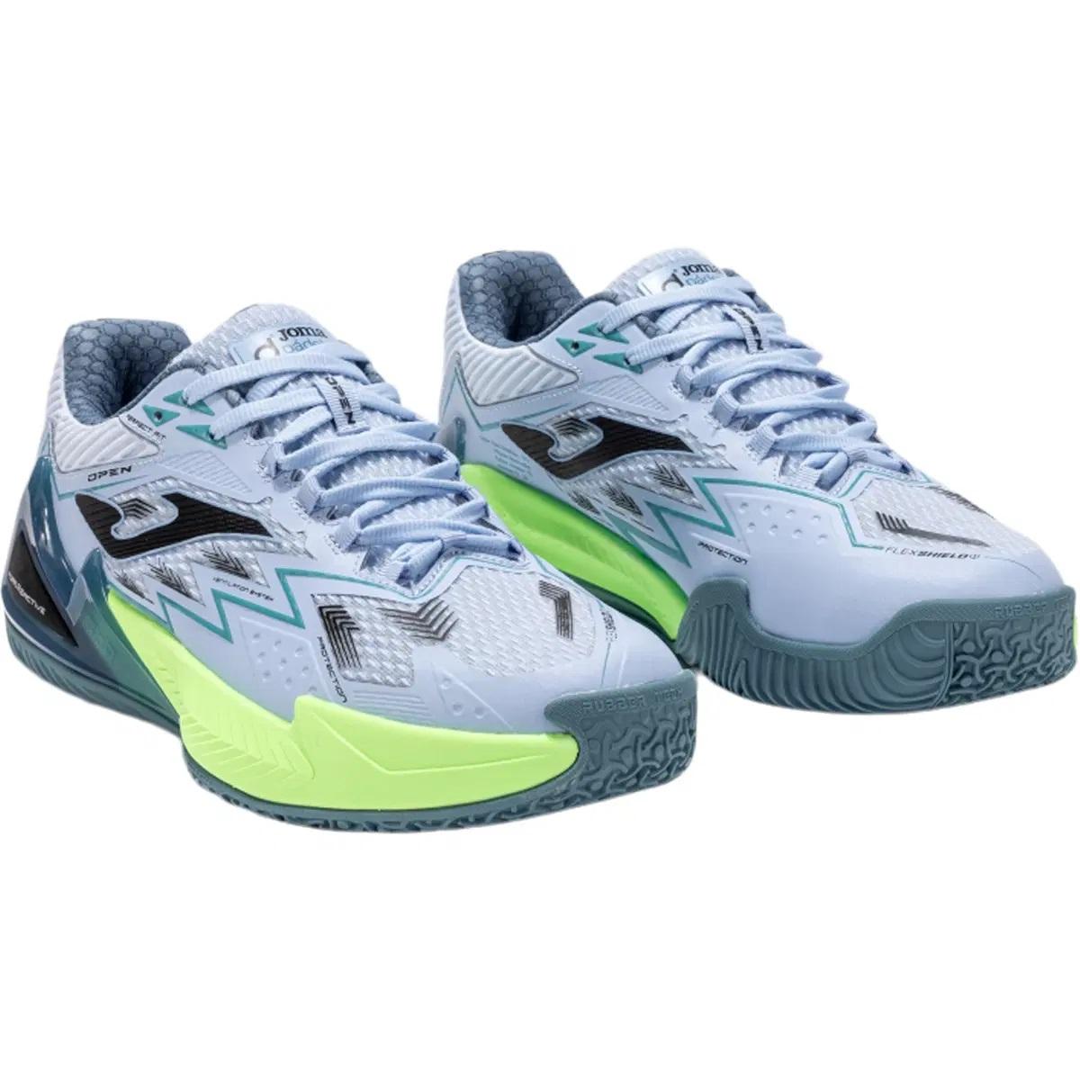 ZAPATILLA PADEL HOMBRE OPEN CELESTE FLUOR JOMA - 2