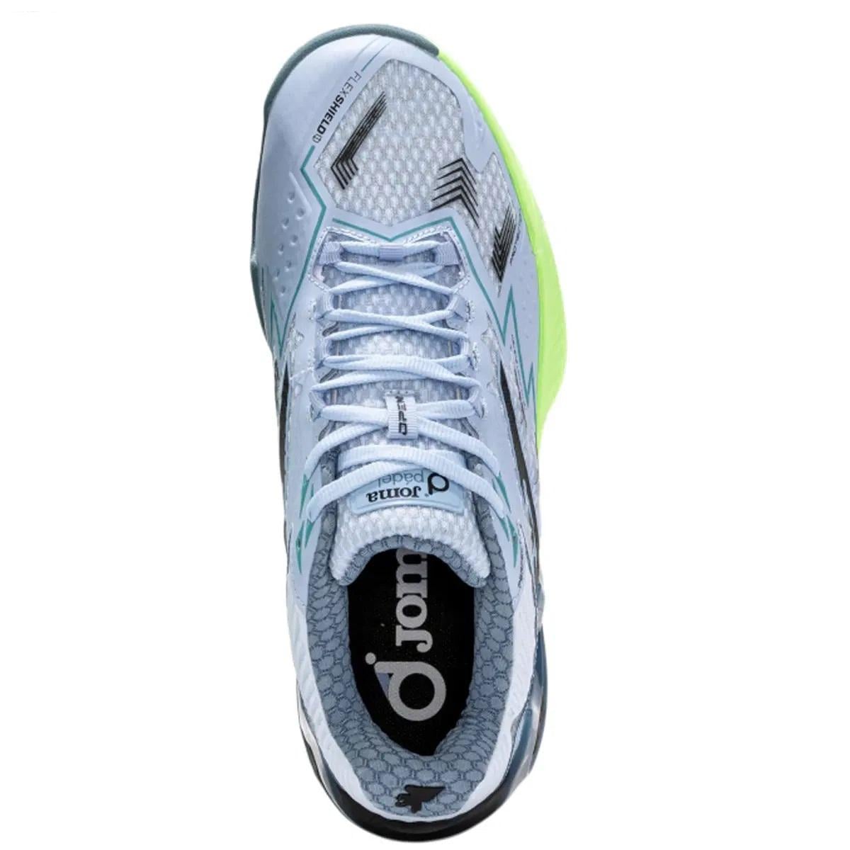 ZAPATILLA PADEL HOMBRE OPEN CELESTE FLUOR JOMA - 3