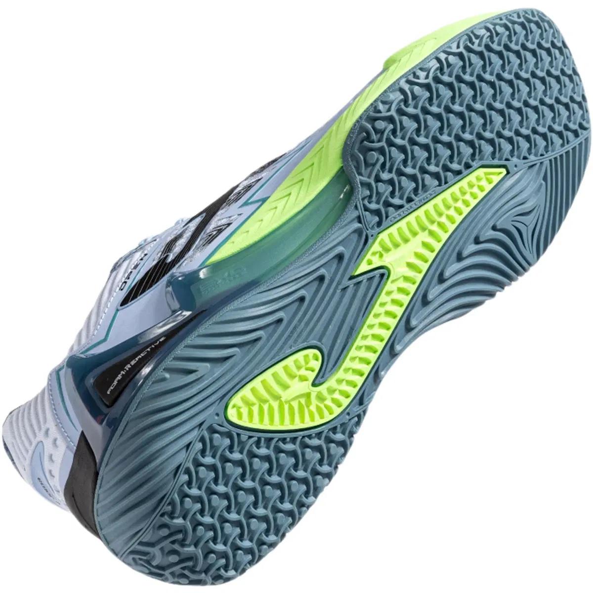 ZAPATILLA PADEL HOMBRE OPEN CELESTE FLUOR JOMA - 4