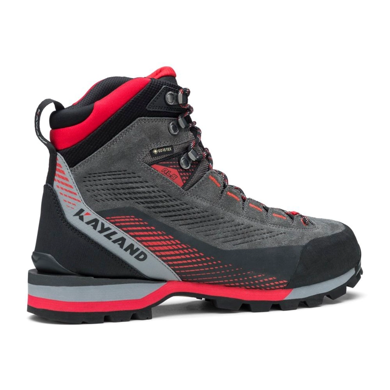 BOTIN TREKKING HOMBRE GRAND TOUR GRIS ROJO KAYLAND - 5