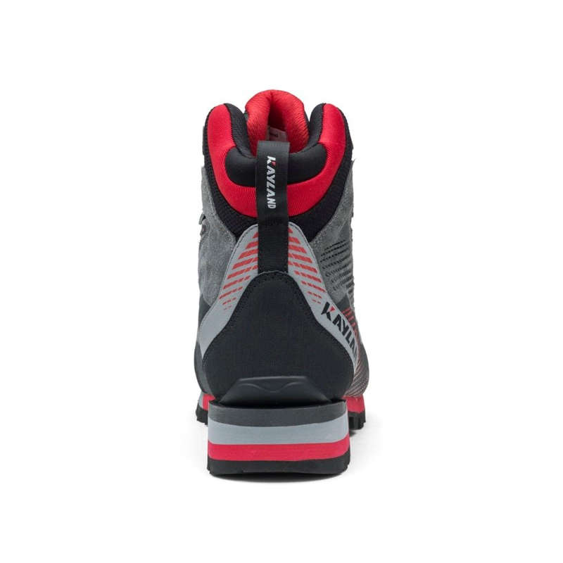 BOTIN TREKKING HOMBRE GRAND TOUR GRIS ROJO KAYLAND - 6