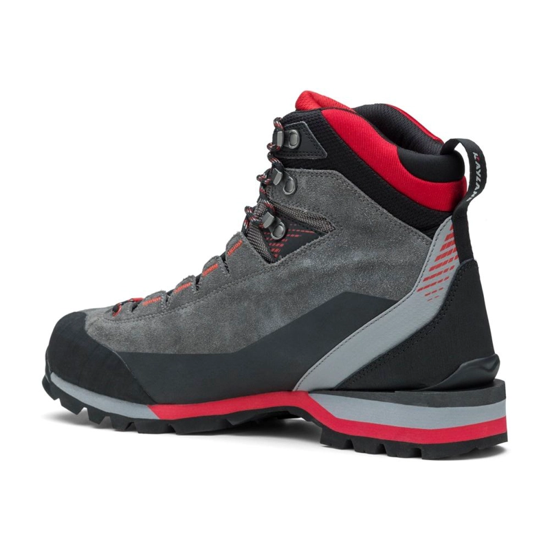 BOTIN TREKKING HOMBRE GRAND TOUR GRIS ROJO KAYLAND - 7