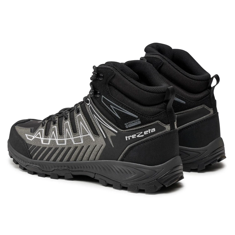 ZAPATILLA OUTDOOR HOMBRE THUNDER MID NEGRO GRIS TREZETAETA - 3