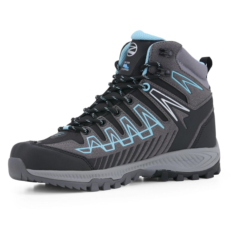 ZAPATILLA OUTDOOR MUJER THUNDER MID GRIS CIELO TREZETA - 5