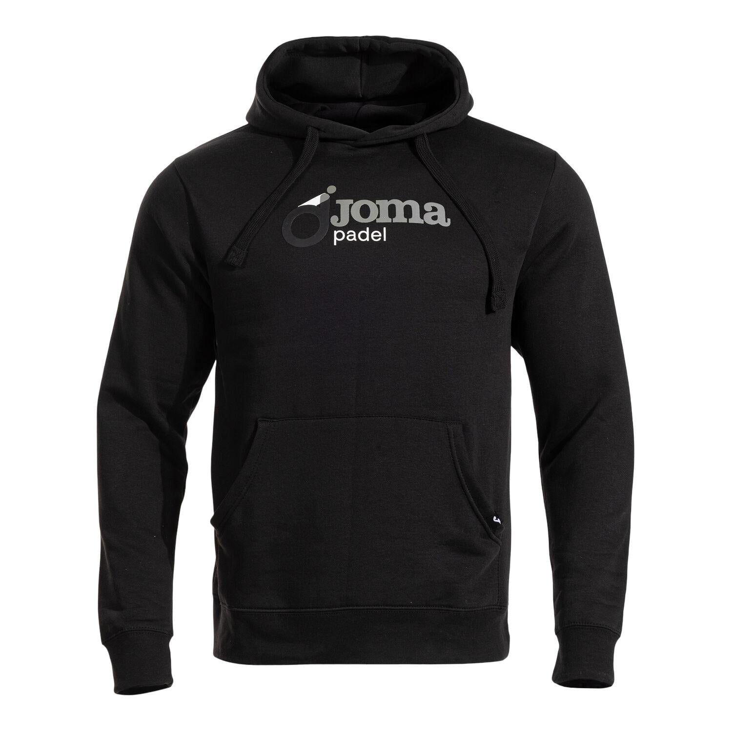 POLERÓN HOODIE HOMBRE TORNEO ROYAL EN COLOR NEGRO JOMA - 1