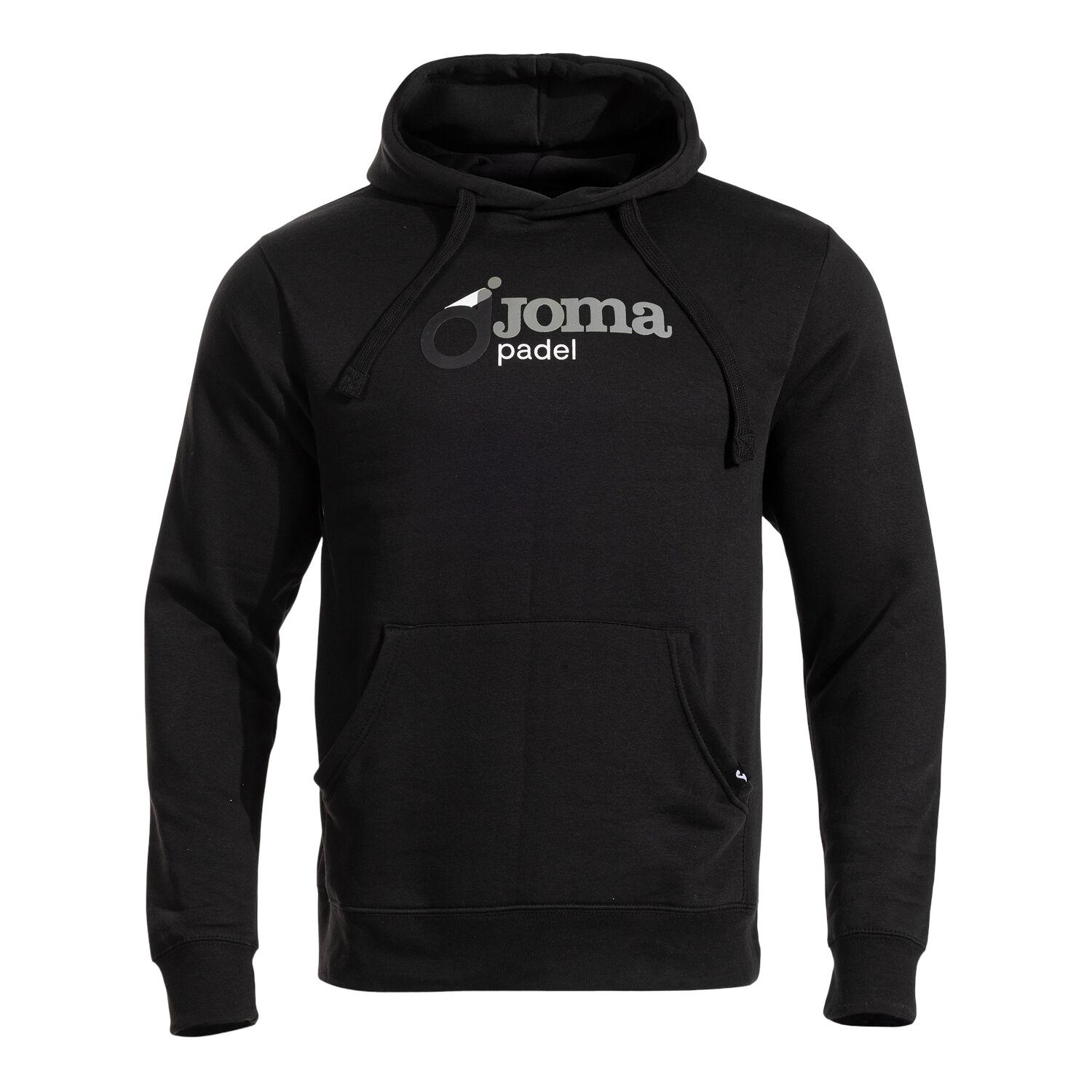 POLERÓN HOODIE HOMBRE TORNEO ROYAL EN COLOR NEGRO JOMA - 1