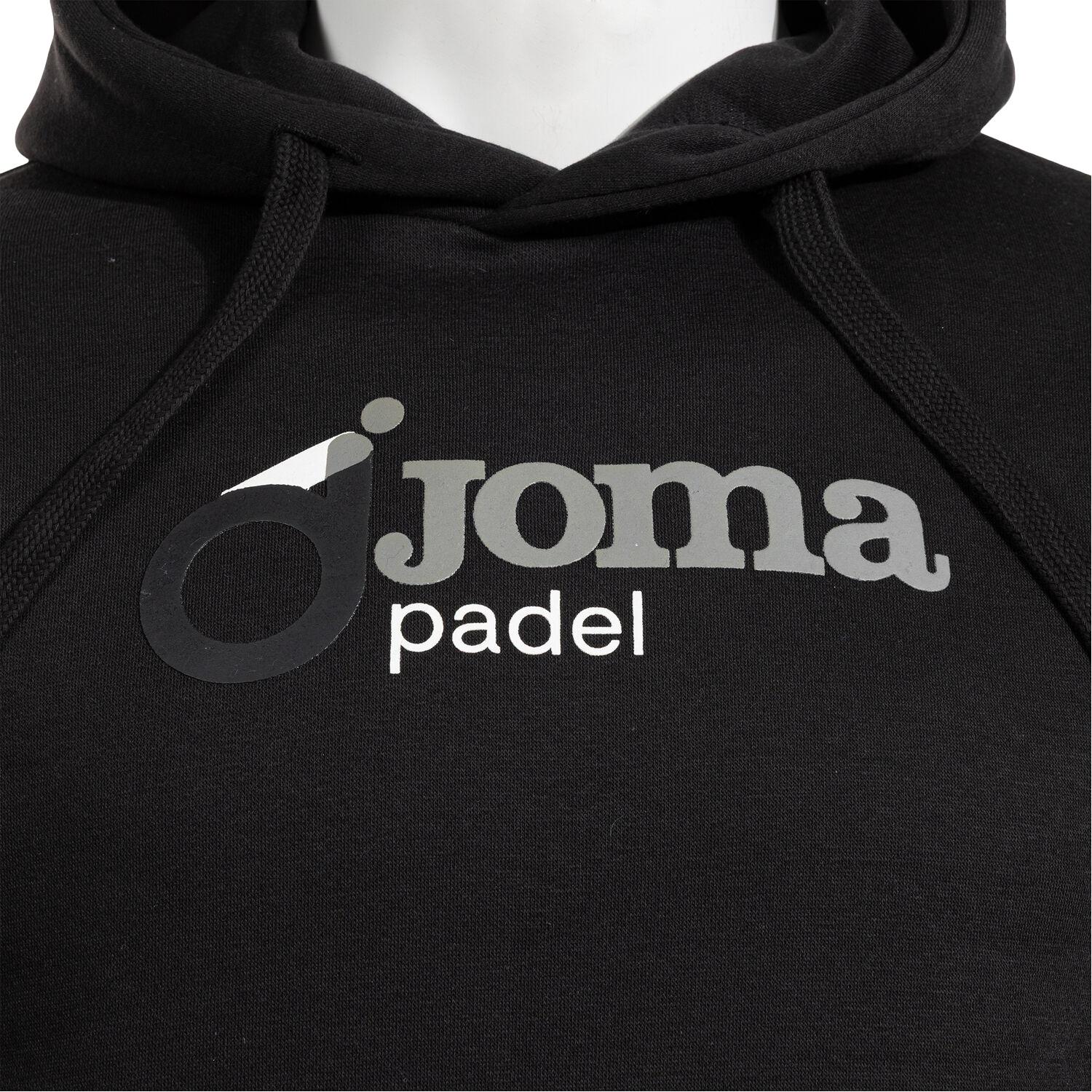 POLERÓN HOODIE HOMBRE TORNEO ROYAL EN COLOR NEGRO JOMA - 5