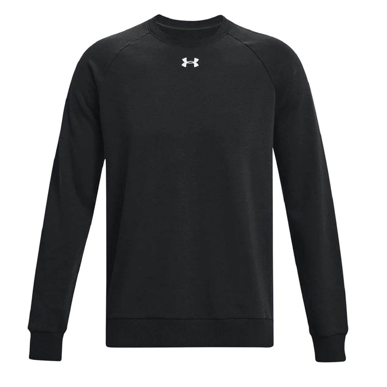 POLERÓN RIVAL FLEECE CREW EN COLOR NEGRO UNDER ARMOUR - 1