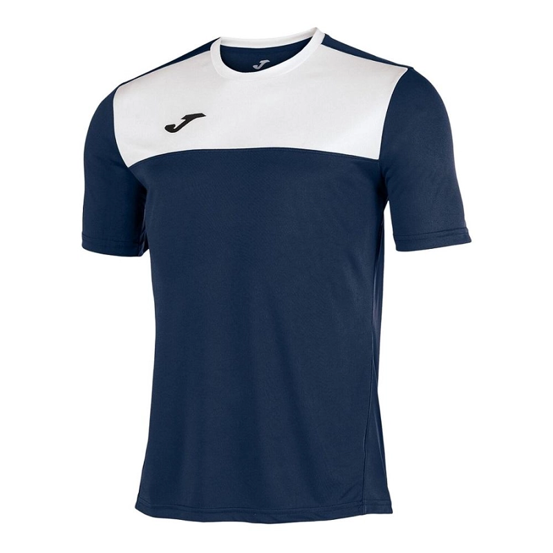 POLERA DEPORTIVA HOMBRE WINNER AZUL MARINO BLANCO JOMA - 1