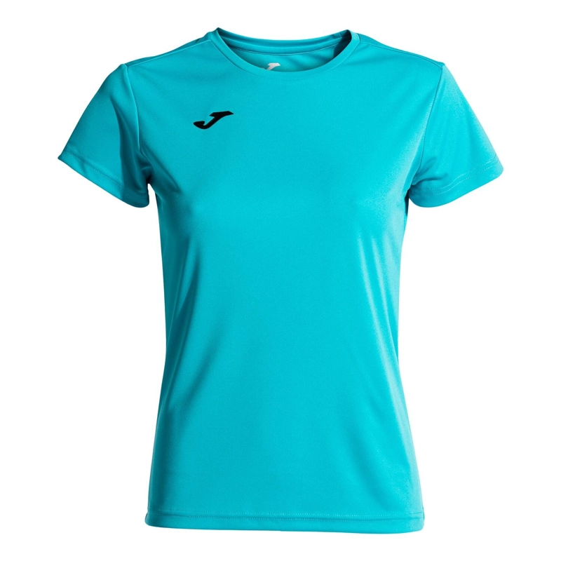 POLERA DEPORTIVA MUJER COMBI TURQUESA FLUOR JOMA - 1