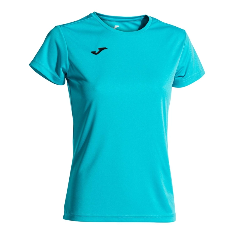 POLERA DEPORTIVA MUJER COMBI TURQUESA FLUOR JOMA - 2
