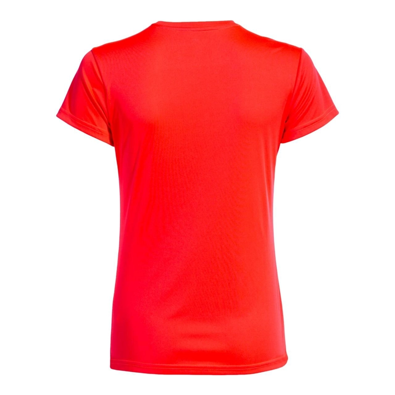POLERA DEPORTIVA MUJER COMBI CORAL FLUOR JOMA - 2