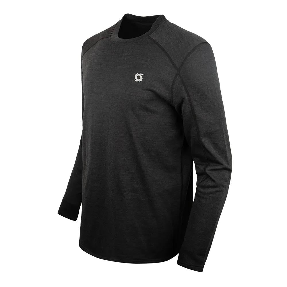 POLERA PRIMERA CAPA HOMBRE TANDERWOOL EN COLOR NEGRO DOITE - 2