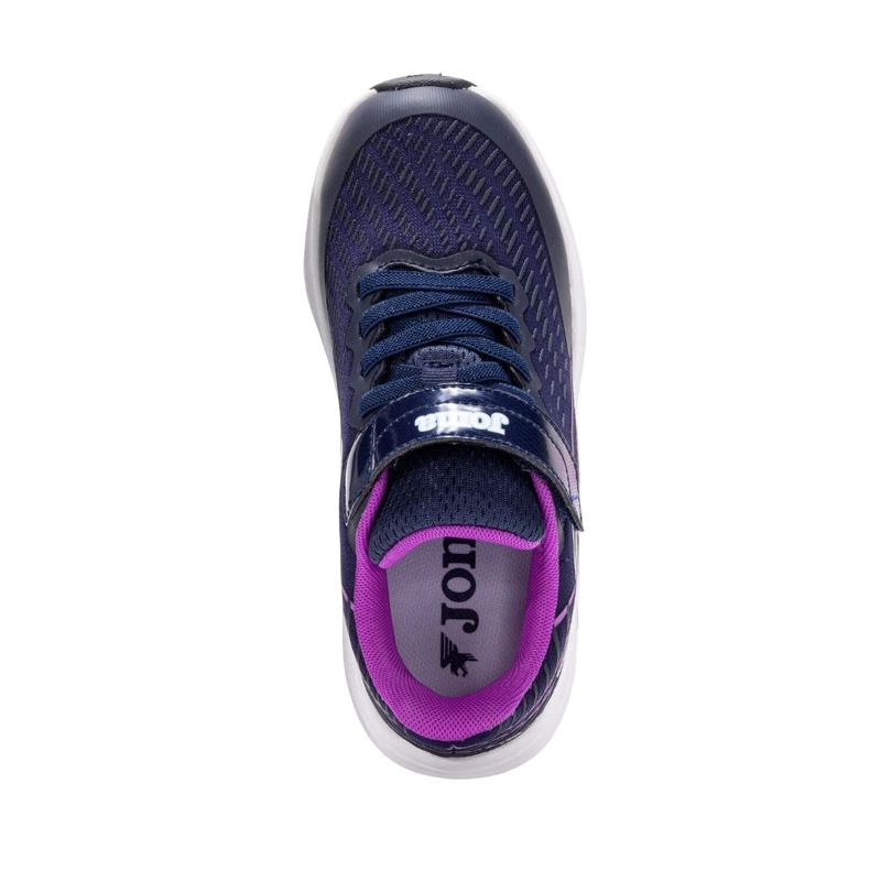 ZAPATILLA RUNNING KIDS SUPER CROSS JR 25 AZUL FUCSIA JOMA - 4