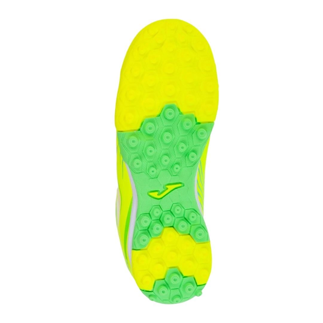 ZAPATILLA FUTBOL KIDS PROPULSIÓN JR EN COLOR AMARILLO FLUOR JOMA - 4