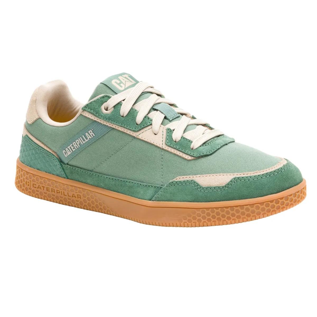 ZAPATILLA HOMBRE PAUSE RETRO CANVAS VERDE CAT - 2