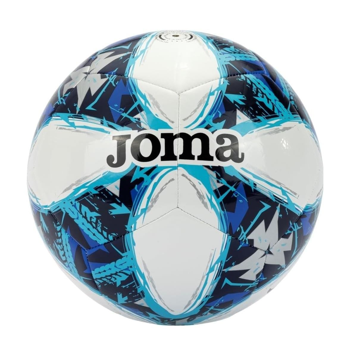 BALON FUTBOL NRO 5 CHALLENGE III BLANCO AZUL JOMA - 1