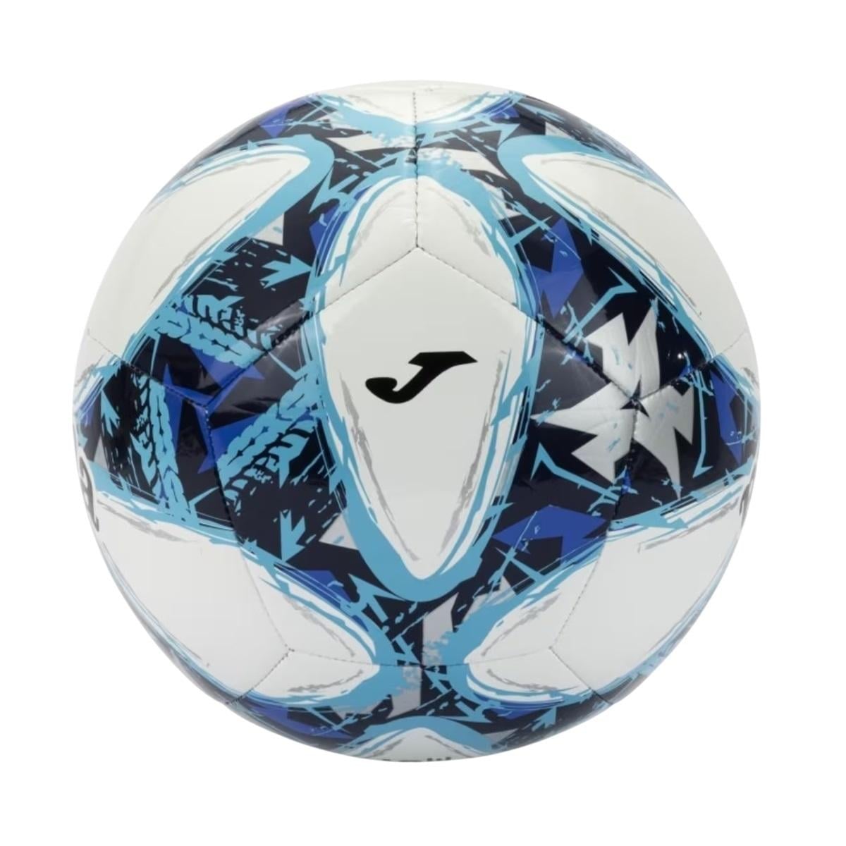 BALON FUTBOL NRO 5 CHALLENGE III BLANCO AZUL JOMA - 3
