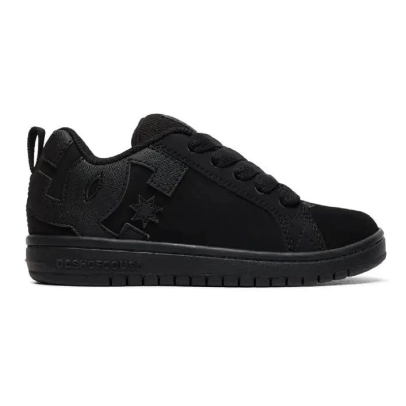 ZAPATILLA KIDS COURT GRAFFIK NEGRO DC - 1