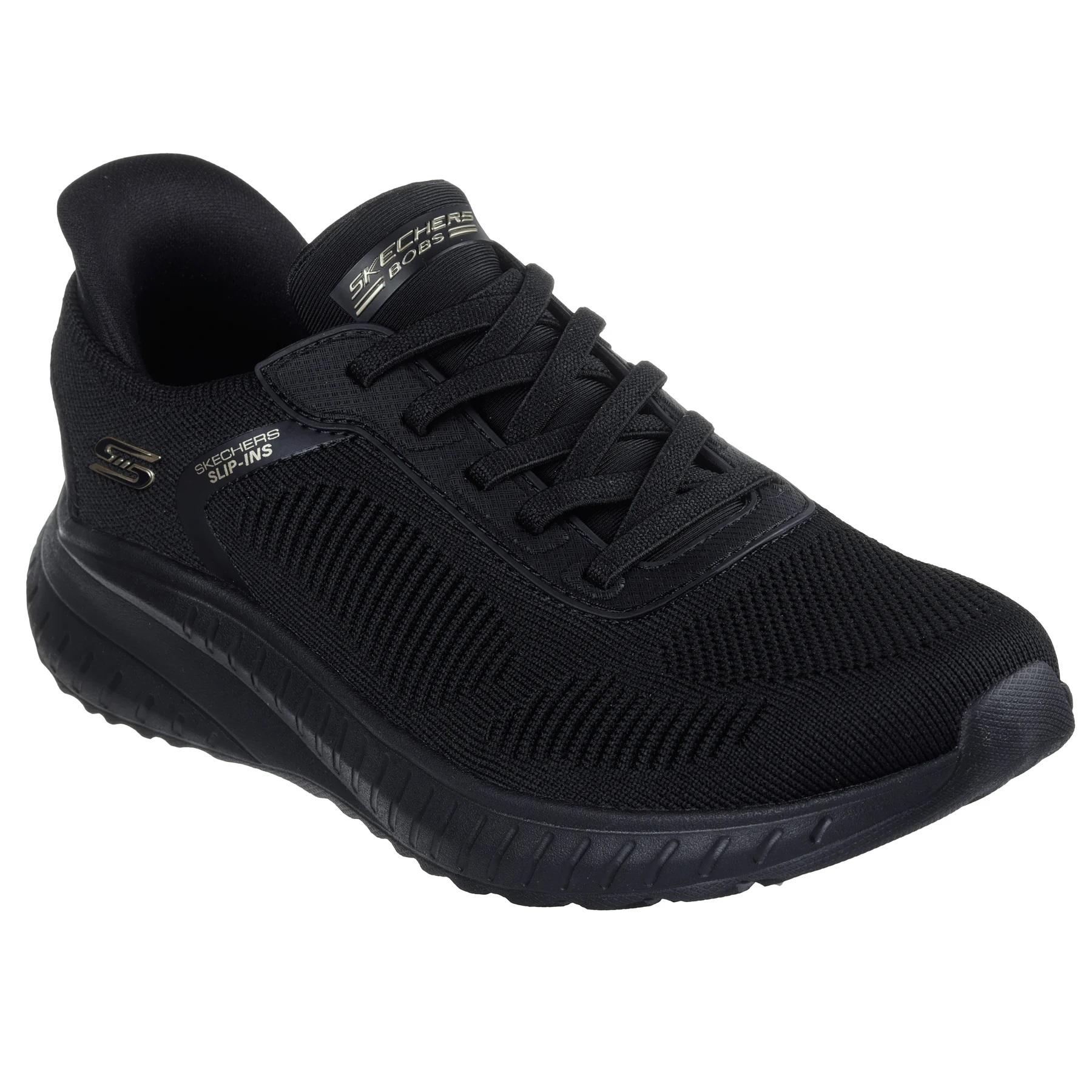 ZAPATILLA MUJER BOBS SPORT SQUAD NEGRO SKECHERS - 2