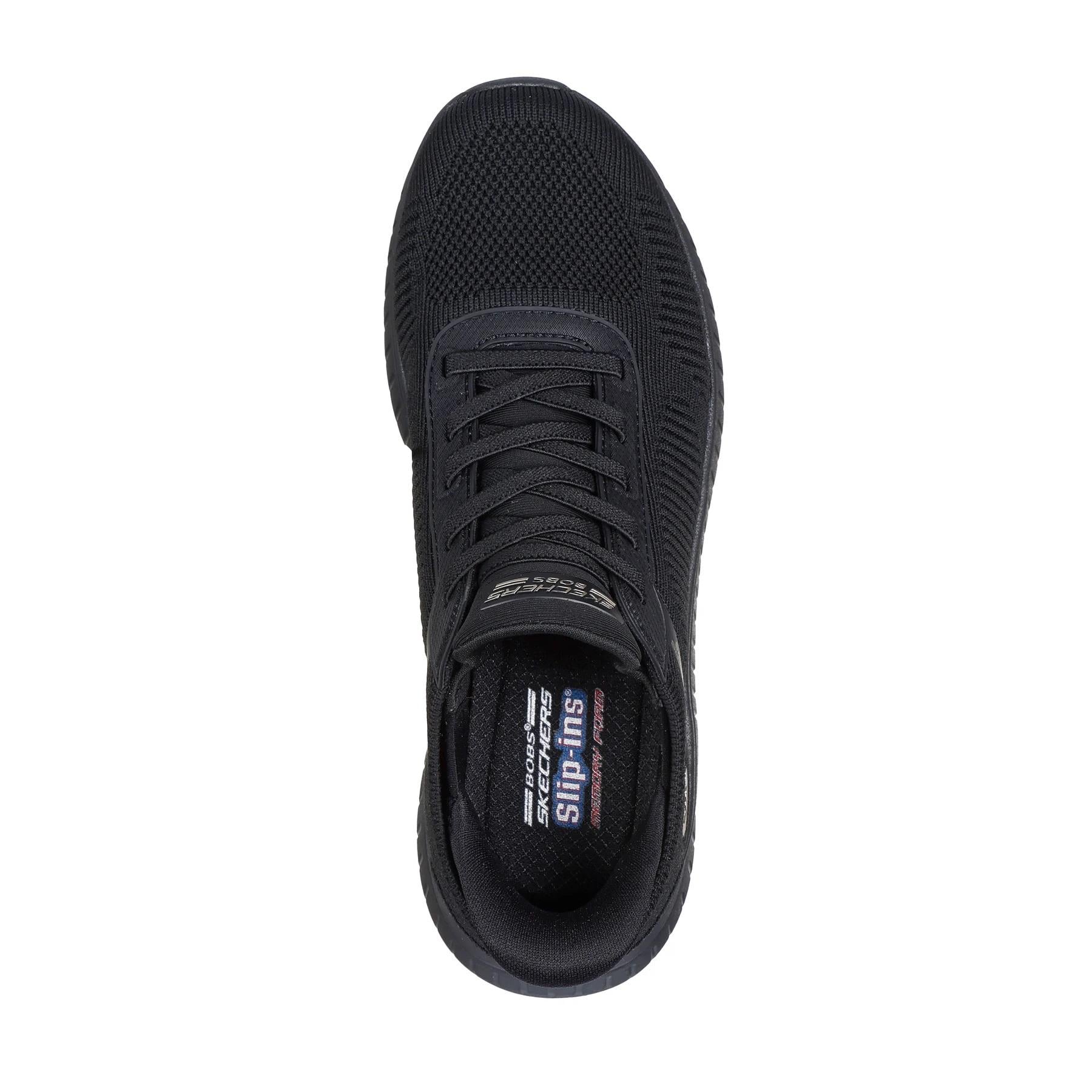 ZAPATILLA MUJER BOBS SPORT SQUAD NEGRO SKECHERS - 3