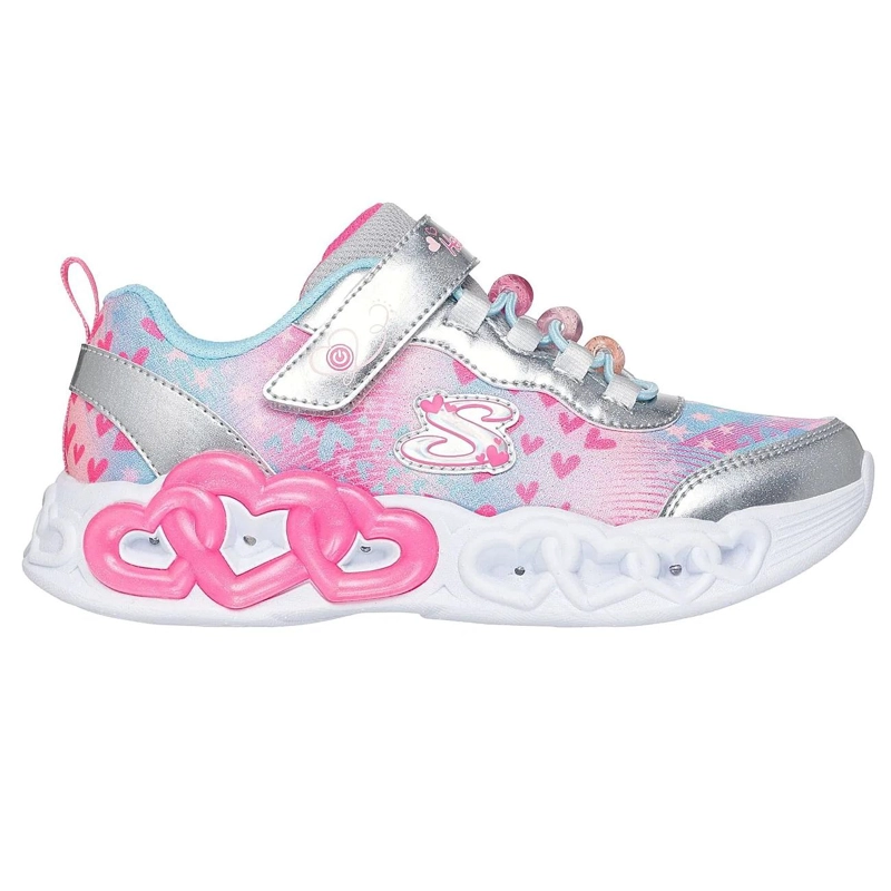 ZAPATILLA KIDS INFINITE HEART LIGHTS ROSA SKECHERS - 1