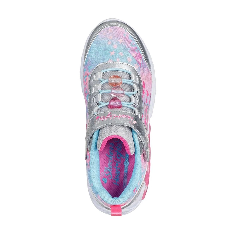 ZAPATILLA KIDS INFINITE HEART LIGHTS ROSA SKECHERS - 3