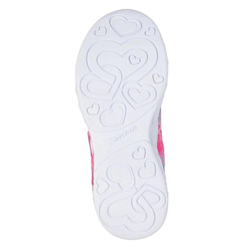 ZAPATILLA KIDS INFINITE HEART LIGHTS ROSA SKECHERS - 4