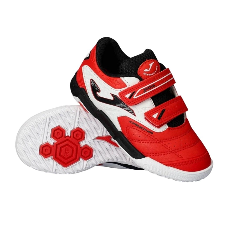 ZAPATILLA FUTBOL SALA KIDS CANCHA ROJO JOMA - 2