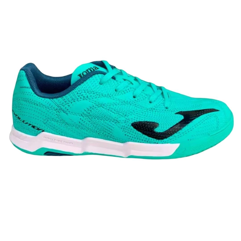 ZAPATILLA FUTBOL SALA KIDS EVOLUTION TURQUESA JOMA - 1