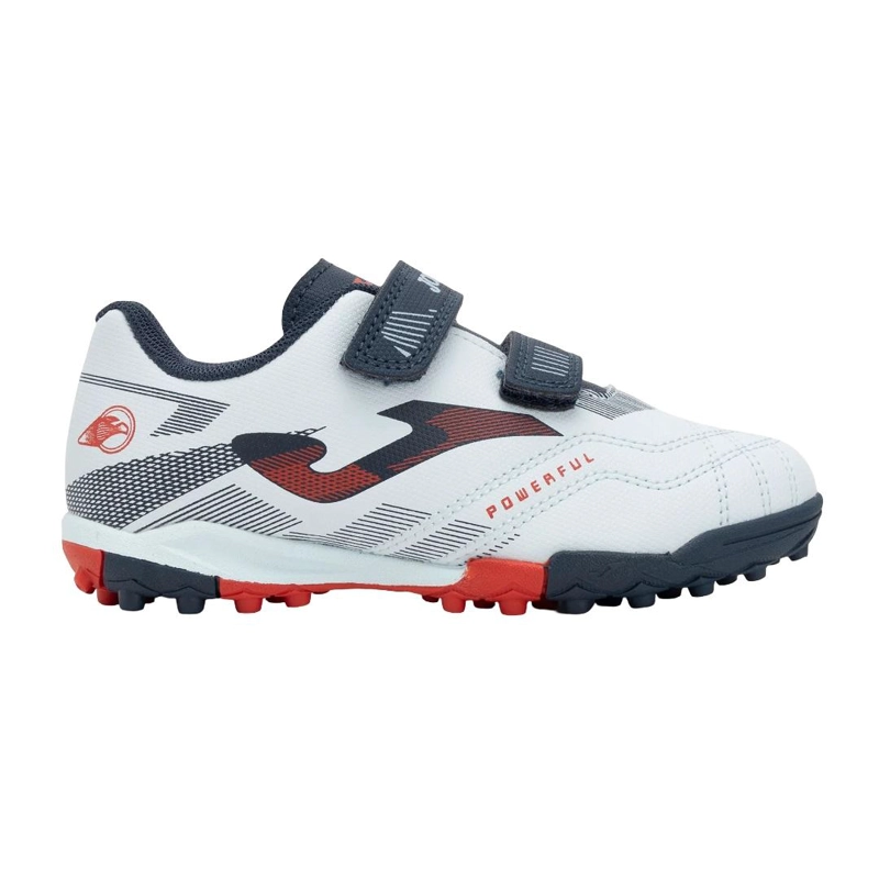 ZAPATILLA FUTBOL TURF KIDS POWERFUL BLANCO JOMA - 1