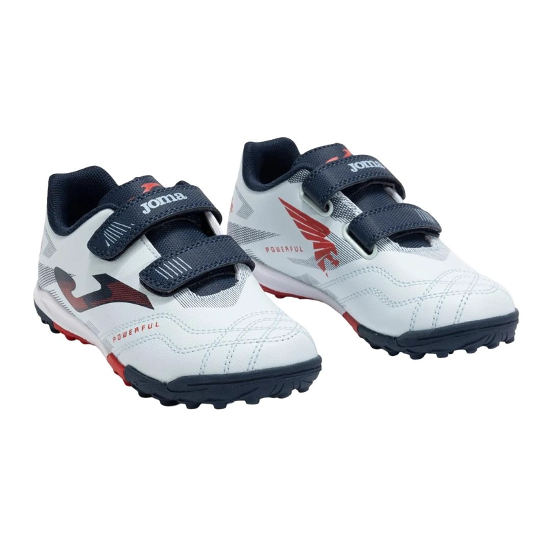 ZAPATILLA FUTBOL TURF KIDS POWERFUL BLANCO JOMA - 2