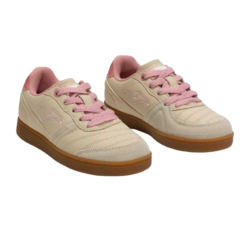 ZAPATILLA KIDS MUNDIAL BEIGE ROSA JOMA - 2