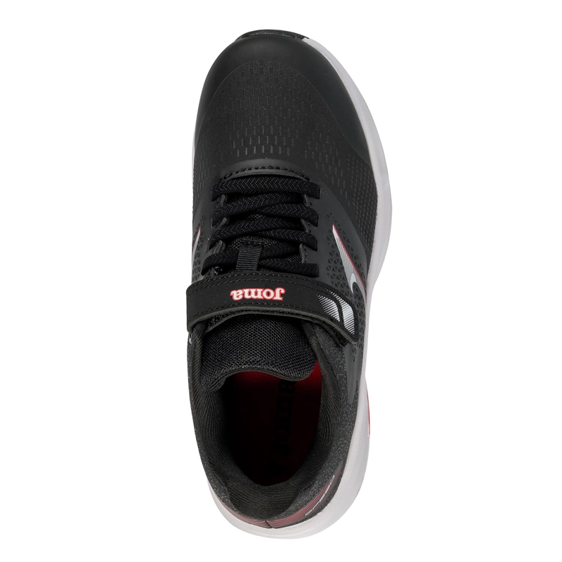 ZAPATILLA RUNNING KIDS SPEED NEGRO ROJO JOMA - 3