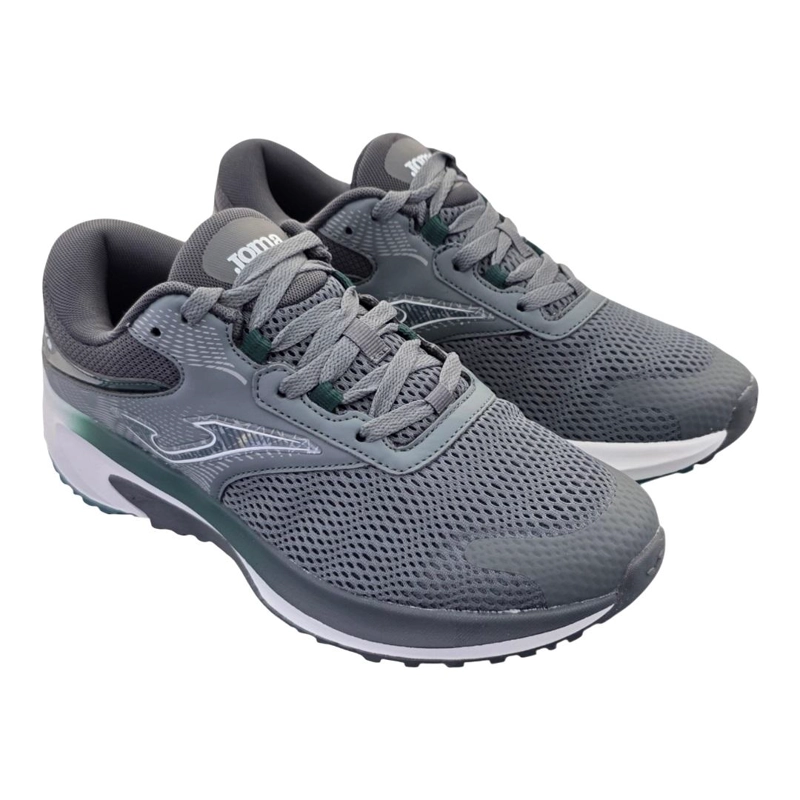 ZAPATILLA RUNNING HOMBRE ACTIVE GRIS NEGRO JOMA - 2