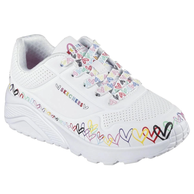 ZAPATILLA KIDS UNO LITE-HEART DAZE BLANCO SKECHERS - 2