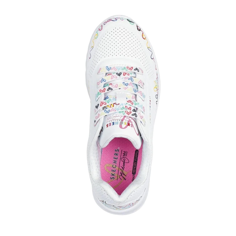 ZAPATILLA KIDS UNO LITE-HEART DAZE BLANCO SKECHERS - 3