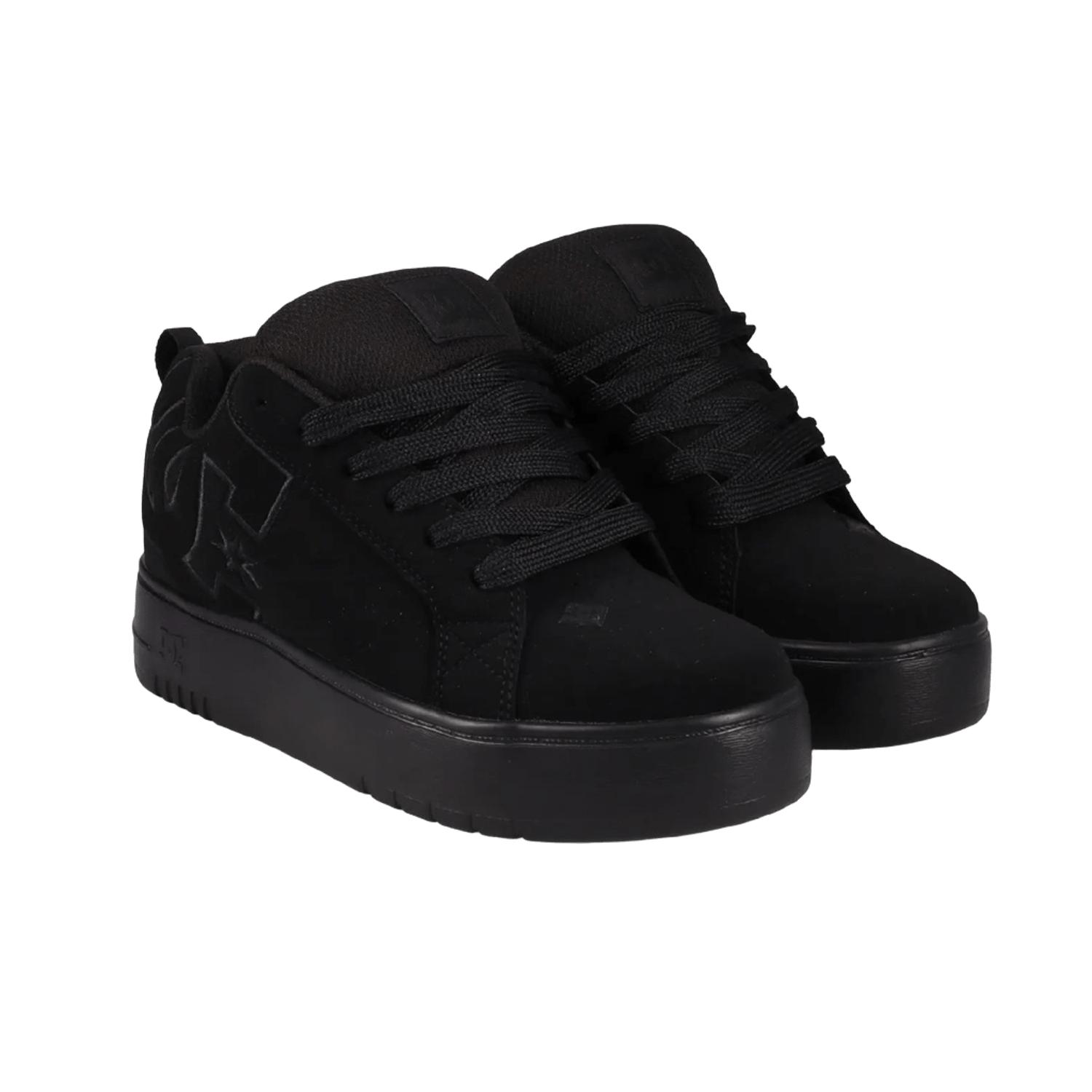 ZAPATILLA MUJER COURT GRAFFIK PLATAFORM NEGRO DC - 2