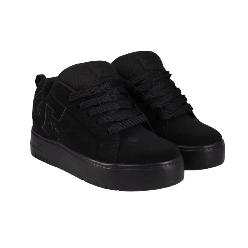 ZAPATILLA MUJER COURT GRAFFIK PLATAFORM NEGRO DC - 2