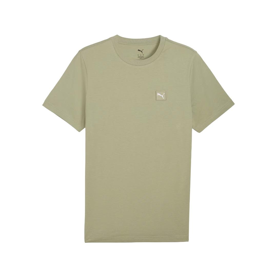 POLERA HOMBRE ESSENTIALS ELEVATED VERDE PUMA - 1