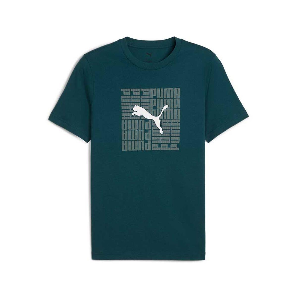 POLERA HOMBRE GRAPHIC VERDE PUMA - 1