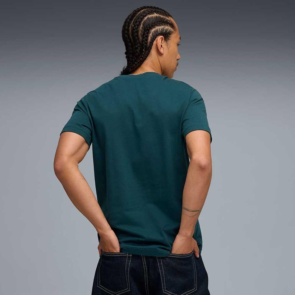 POLERA HOMBRE GRAPHIC VERDE PUMA - 4