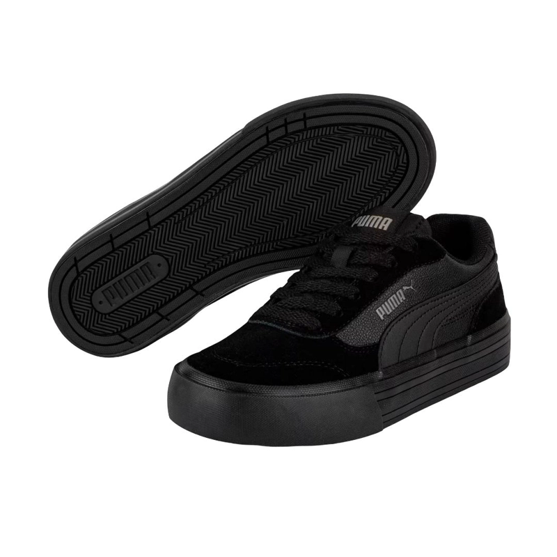 ZAPATILLA KIDS COURT CLASSIC VULC NEGRO PUMA - 2