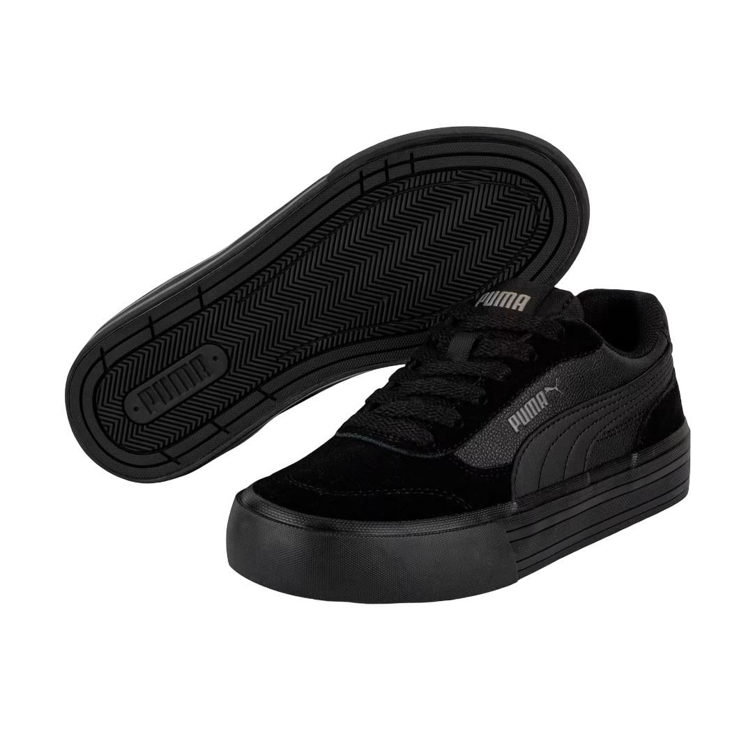ZAPATILLA KIDS COURT CLASSIC VULC NEGRO PUMA - 2