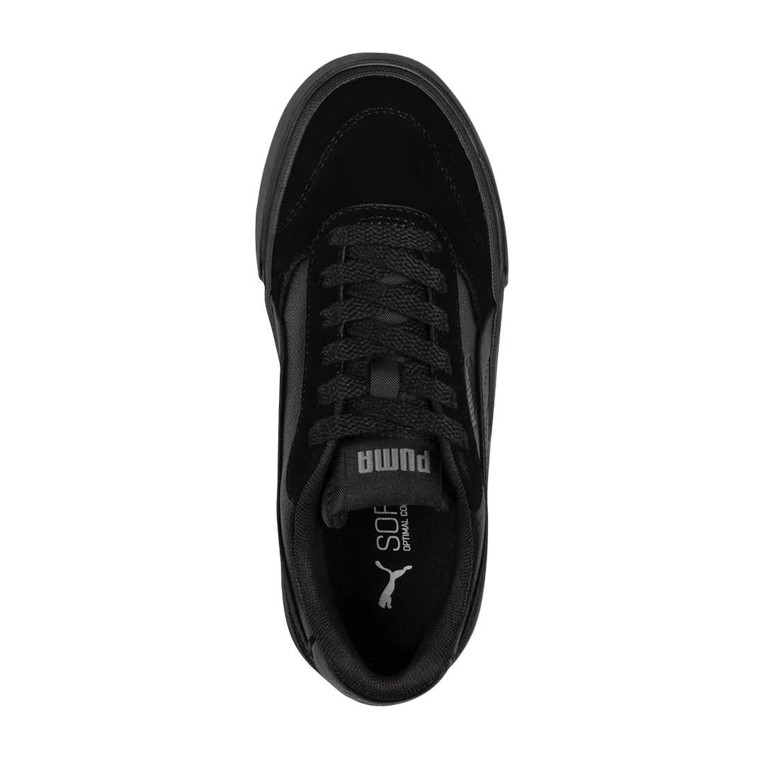 ZAPATILLA KIDS COURT CLASSIC VULC NEGRO PUMA - 3