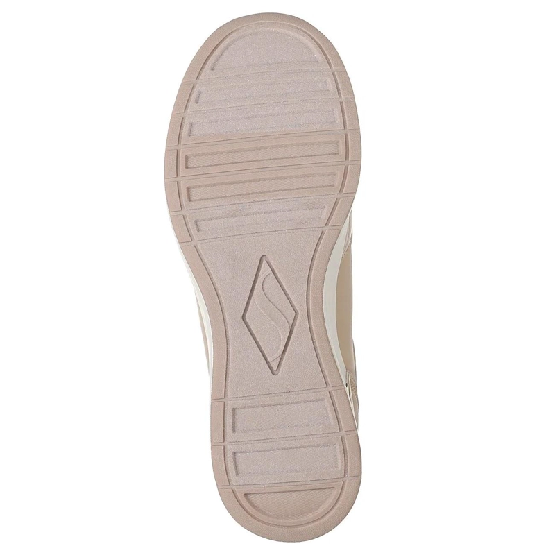 ZAPATILLA MUJER BILLION 2 BEIGE  SKECHERS - 4